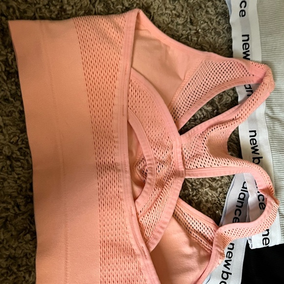 New Balance Women's Sports Bra Collection - White, Black, Pink, Grey - Picture 5 of 16